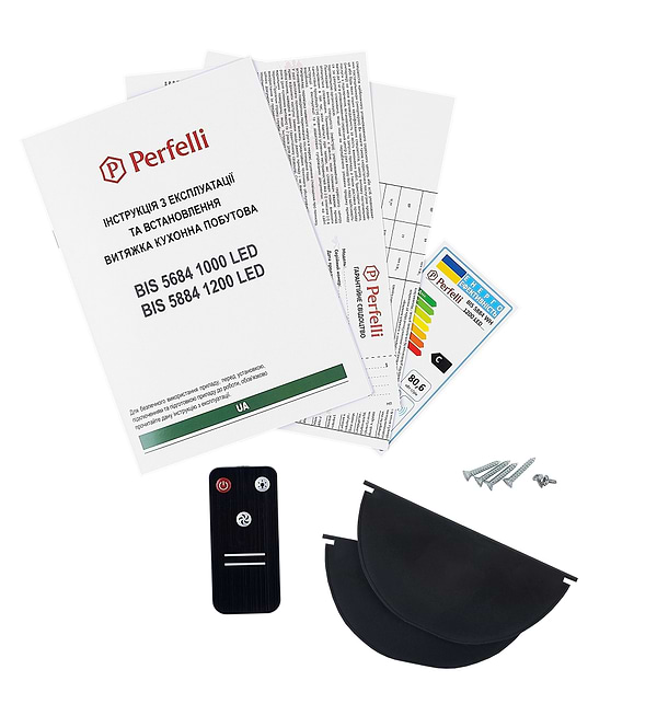 Фото - Витяжка вбудована Perfelli BIS 5884 WH 1200 LED