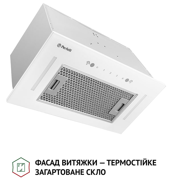 Фото - Уценка - Вытяжка встраиваемая Perfelli BIS 58844 WH 1200 LED