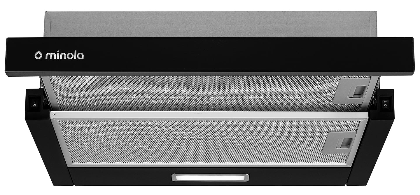 Витяжка вбудована Minola HTL 614 BL LED - Фото 1