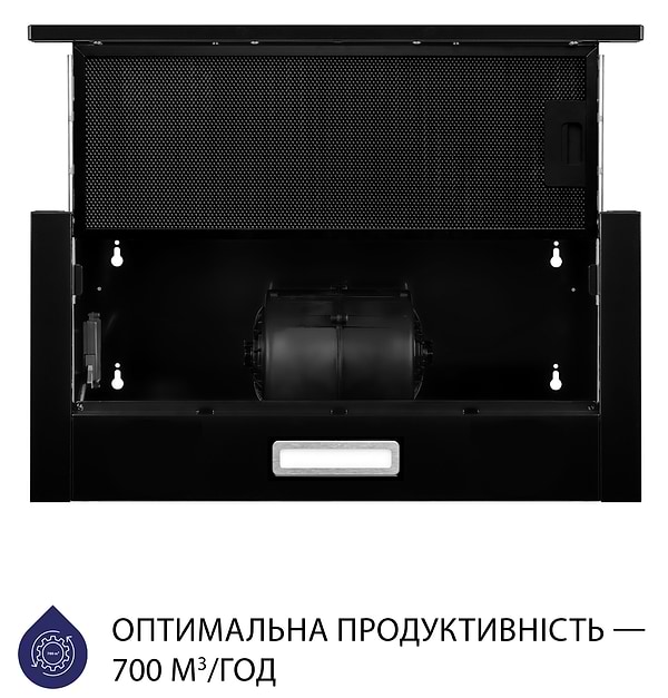 Фото - Витяжка вбудована Minola HTL 6214 BLF 700 LED