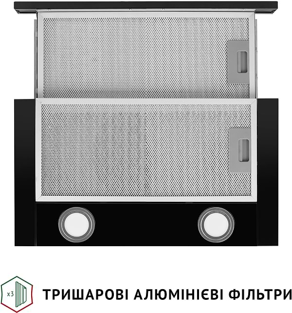 Фото - Витяжка вбудована Perfelli TL 502 BL LED