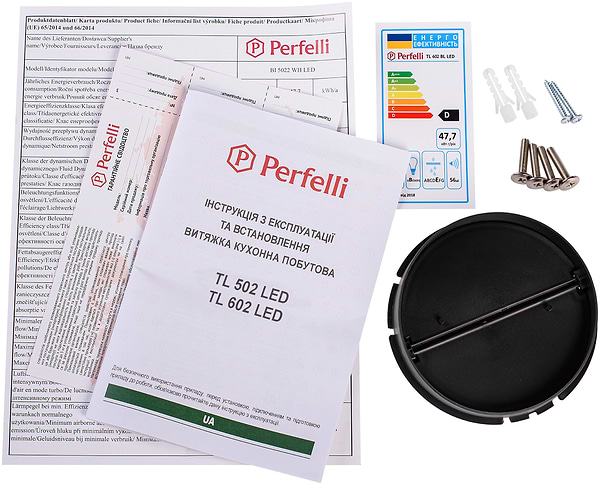 Фото - Вытяжка встраиваемая Perfelli TL 602 BL LED
