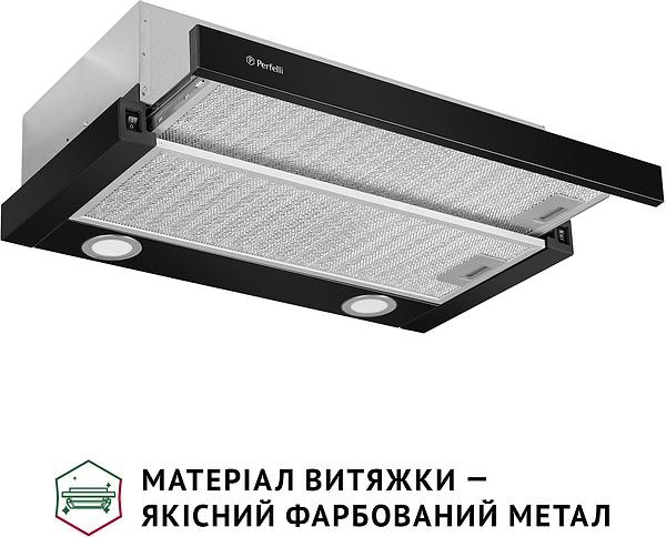 Фото - Вытяжка встраиваемая Perfelli TL 602 BL LED