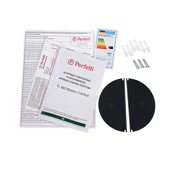 Фото - Вытяжка встраиваемая Perfelli TL 662 BL Motion Control