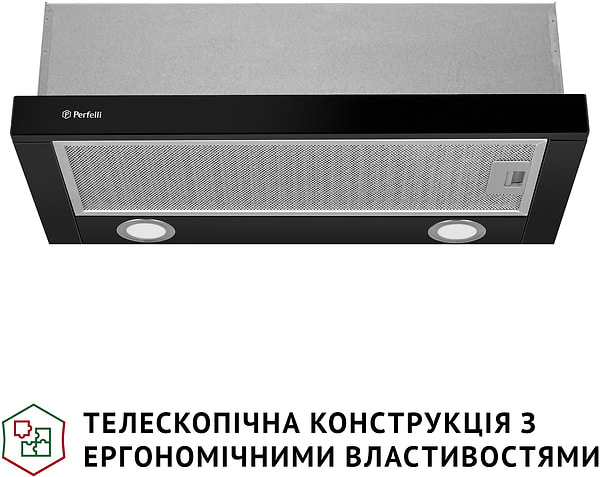 Фото - Витяжка вбудована Perfelli TL 6622 BL 1000 LED