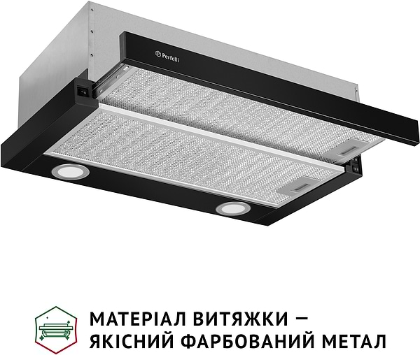 Фото - Витяжка вбудована Perfelli TL 6622 BL 1000 LED