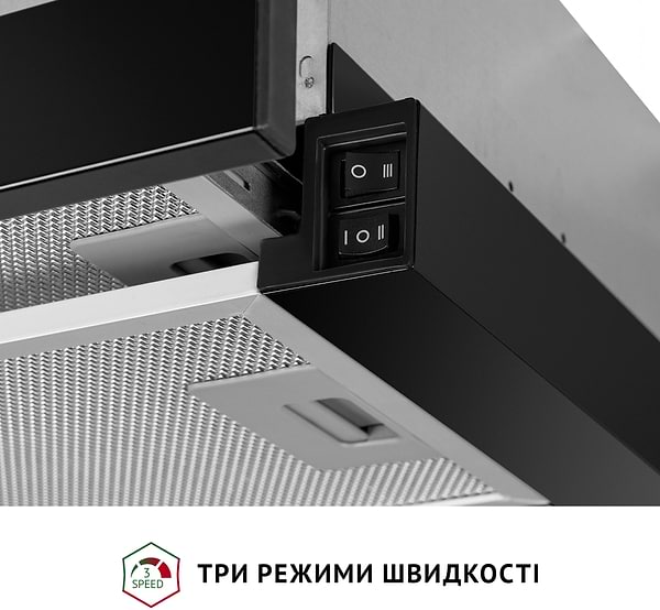 Фото - Витяжка вбудована Perfelli TL 6622 BL 1000 LED