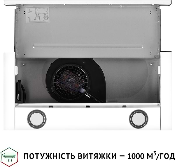 Фото - Витяжка вбудована Perfelli TL 6622 WH 1000 LED