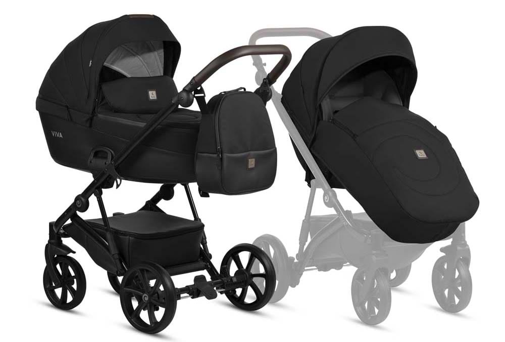 Коляска універсальна 2 в 1 Tutis VIVA5 Essential Caviar