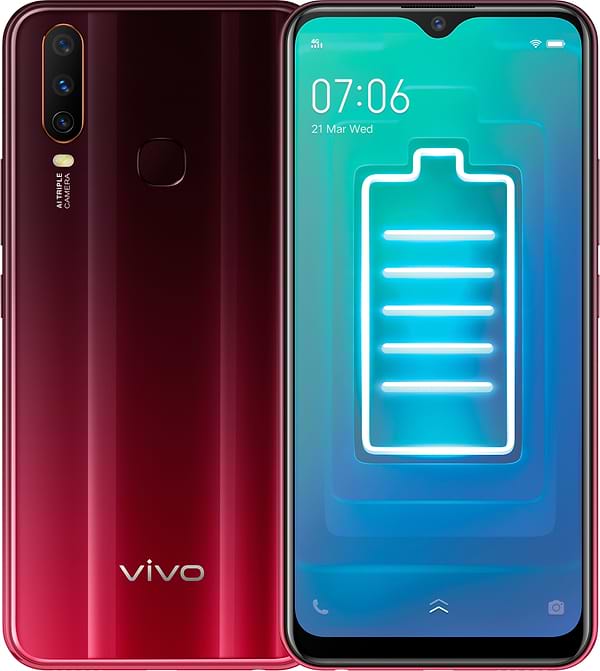 Фото - Смартфон vivo Y15 4/64Gb Burgundy Red