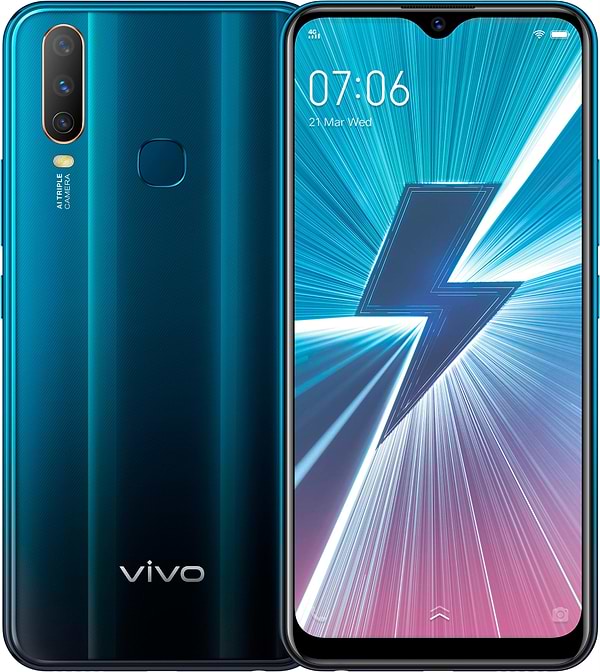 Фото - Смартфон vivo Y17 4/128Gb Mineral Blue
