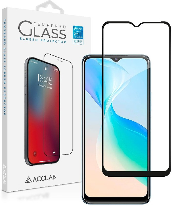 Фото - Защитное стекло для смартфона ACCLAB Full Glue for VIVO Y33S Black (1283126526879)