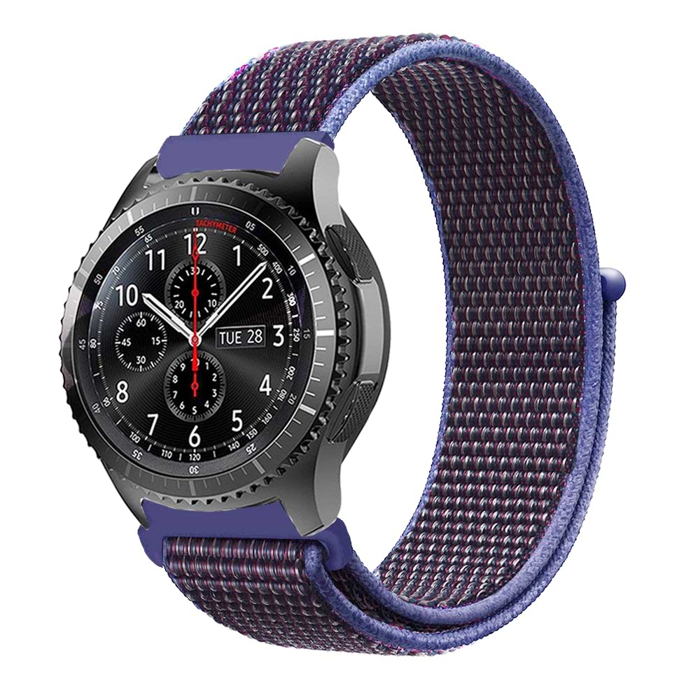 Ремінець для смарт-годинника BeCover Nylon Style for Garmin Vivoactive 3/3 Music/Vivomove HR/Vivomove Purple (705863)