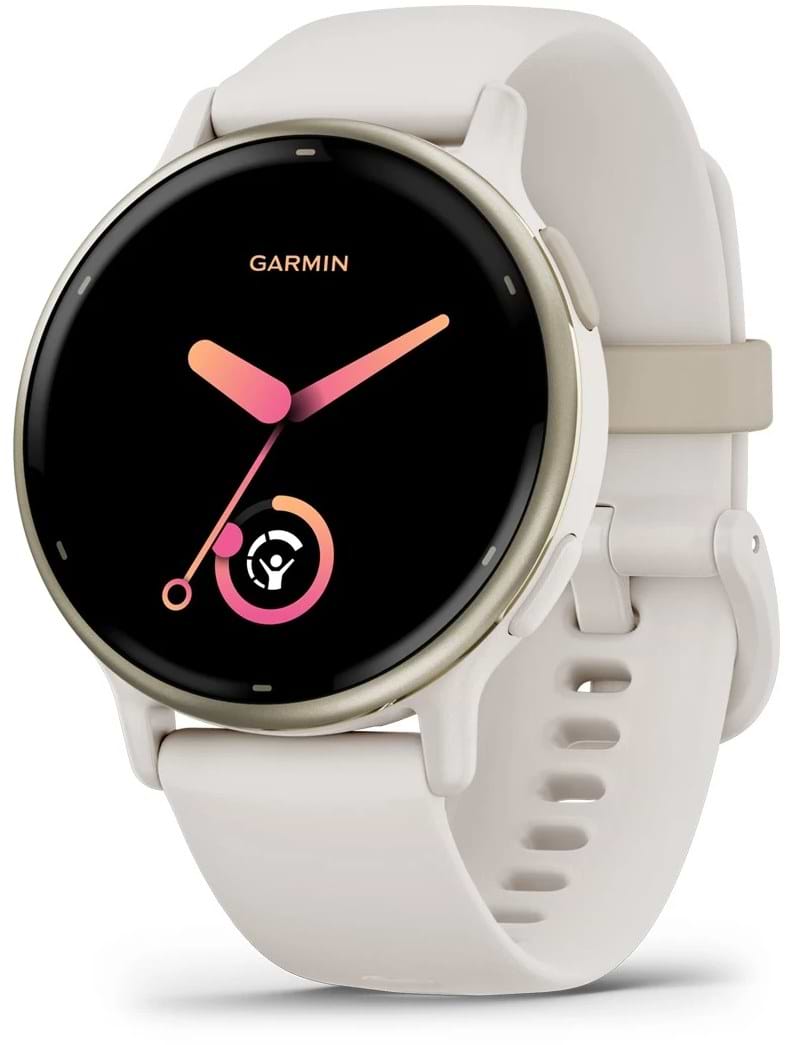 Смарт-часы Garmin vivoactive 5 Ivory/Cream Gold (010-02862-11) - Фото 1