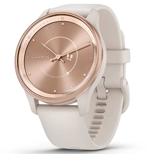 Смарт-часы Garmin Vivomove Trend, WW, White Cream, Silicone (010-02665-01) - Фото 1
