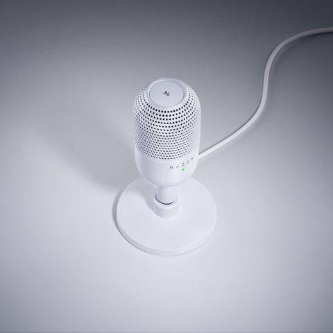 Фото - Микрофон для компьютера проводной Razer Seiren V3 mini White (RZ19-05050300-R3M1)