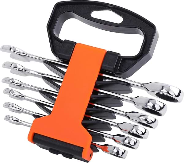 Фото - Набір комбінованих ключів Action з тріскачкою (Hi-spec) 6 шт. 6-17 мм (VKCOM5255)