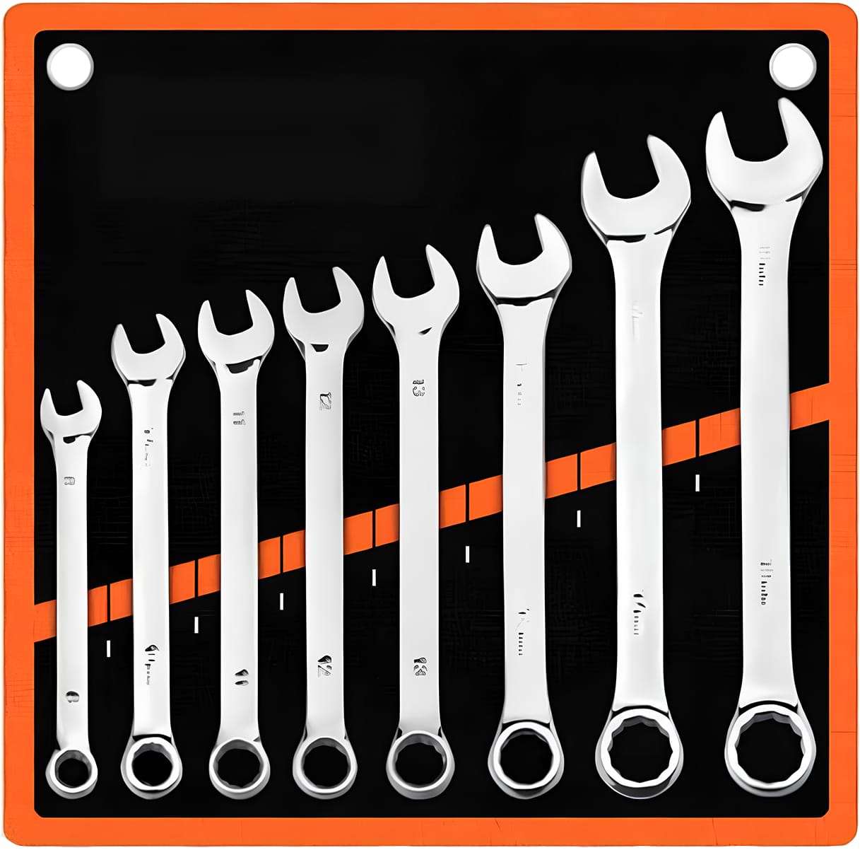 Набор комбинированных ключей Action 8 шт. 8-19 мм (Hi-spec) (VKCOM5386)