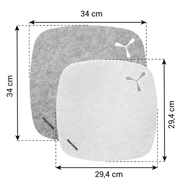Фото - Набір захисних вкладишів для зберігання посуду tescoma PRESTO 6 шт. (420879)