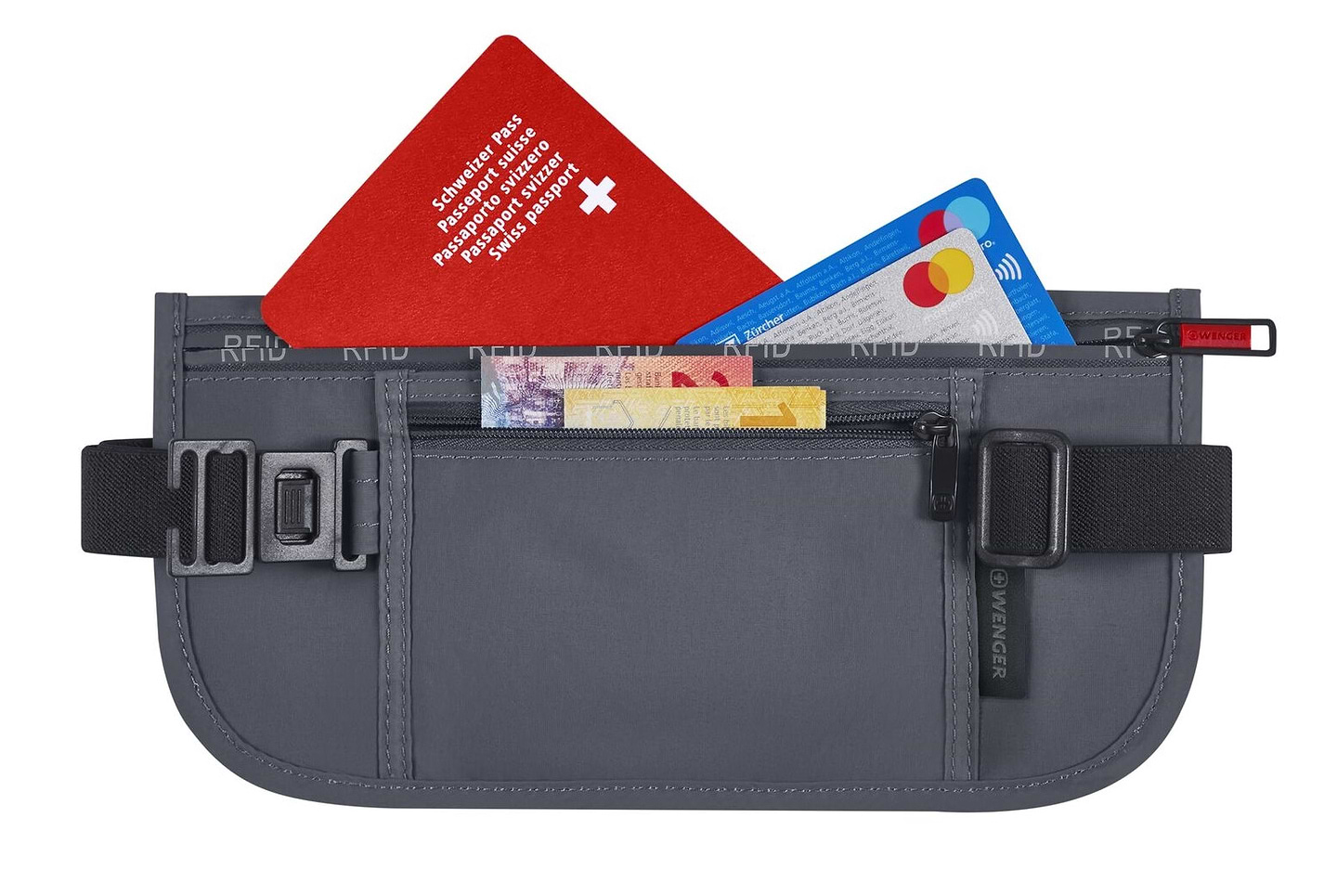 Поясная сумка Wenger Waist belt with RFID pocket Grey (611879)