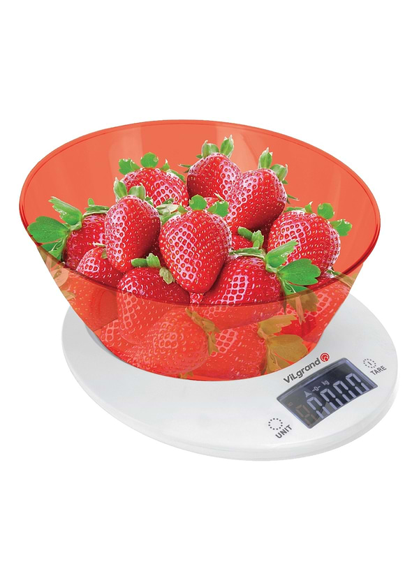 Фото - Ваги кухонні ViLgrand VKS-533C Red