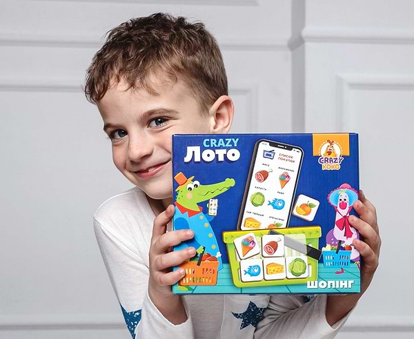 Фото - Настільна гра класична (5-7 років) Vladi Toys Crazy Лото укр. (VT8055-09)