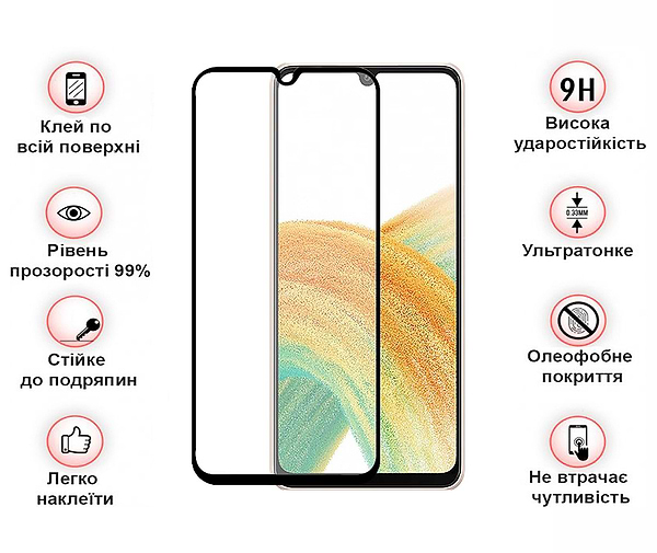 Фото - Захисне скло для смартфону BeCover for ZTE Blade A33 Plus Black (710173)