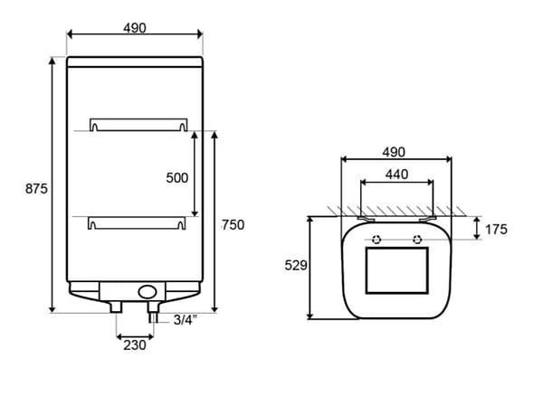 Фото - Водонагрівач Atlantic VM 100 S4 C 1500W