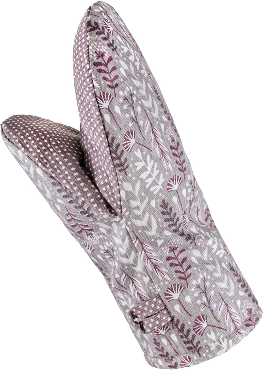 Прихватка-рукавиця Home Line Полупанама 16x28 цвітіння трав/пшоно лілове (180882)