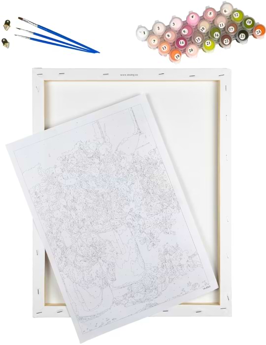 Фото - Картина по номерам Strateg Набор специй 40х50 см (MZ007)