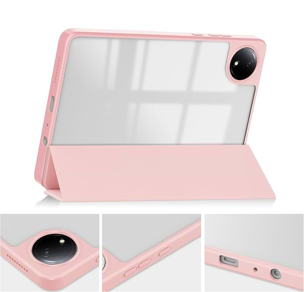 Фото - Чохол для планшета BeCover Soft Edge TPU з кріпленням для стілусу for Xiaomi Redmi Pad SE 8.7'' Pink (712570)