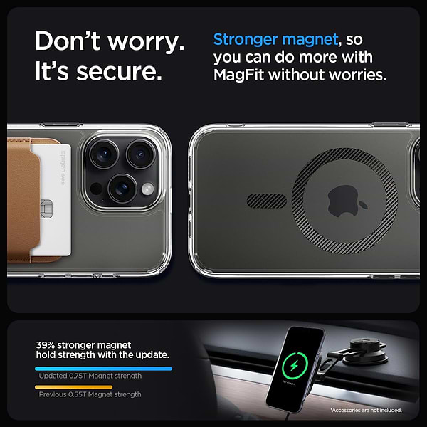 Фото - Чохол для смартфону Spigen for Apple iPhone 15 Pro Ultra Hybrid MagFit, Carbon Fiber (ACS06717)