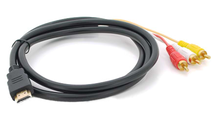 Фото - Кабель HDMI Voltronic HDMI-3RCA 1.5m 2 ferrit Black/Red (YT-HDMI-3RCA)