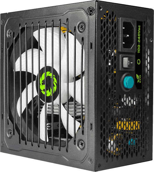 Фото - Блок питания для ПК Gamemax ATX 600W,RGB,APFC, 12см вент,80+ (VP-600-M-RGB)