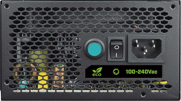 Фото - Блок питания для ПК Gamemax ATX 600W,RGB,APFC, 12см вент,80+ (VP-600-M-RGB)