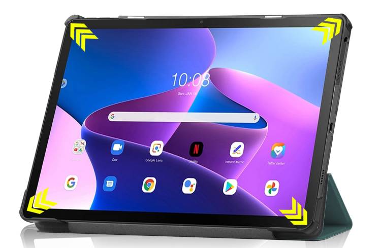 Фото - Чехол для планшета BeCover Flexible TPU Mate for Lenovo Tab M10 Plus TB-125F (3rd Gen)/K10 Pro TB-226 10.61" Dark Green (712524)