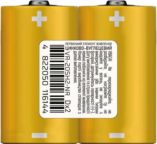 Фото - Батарейка тип D (LR-20) Vegas VR-20SH2-NR