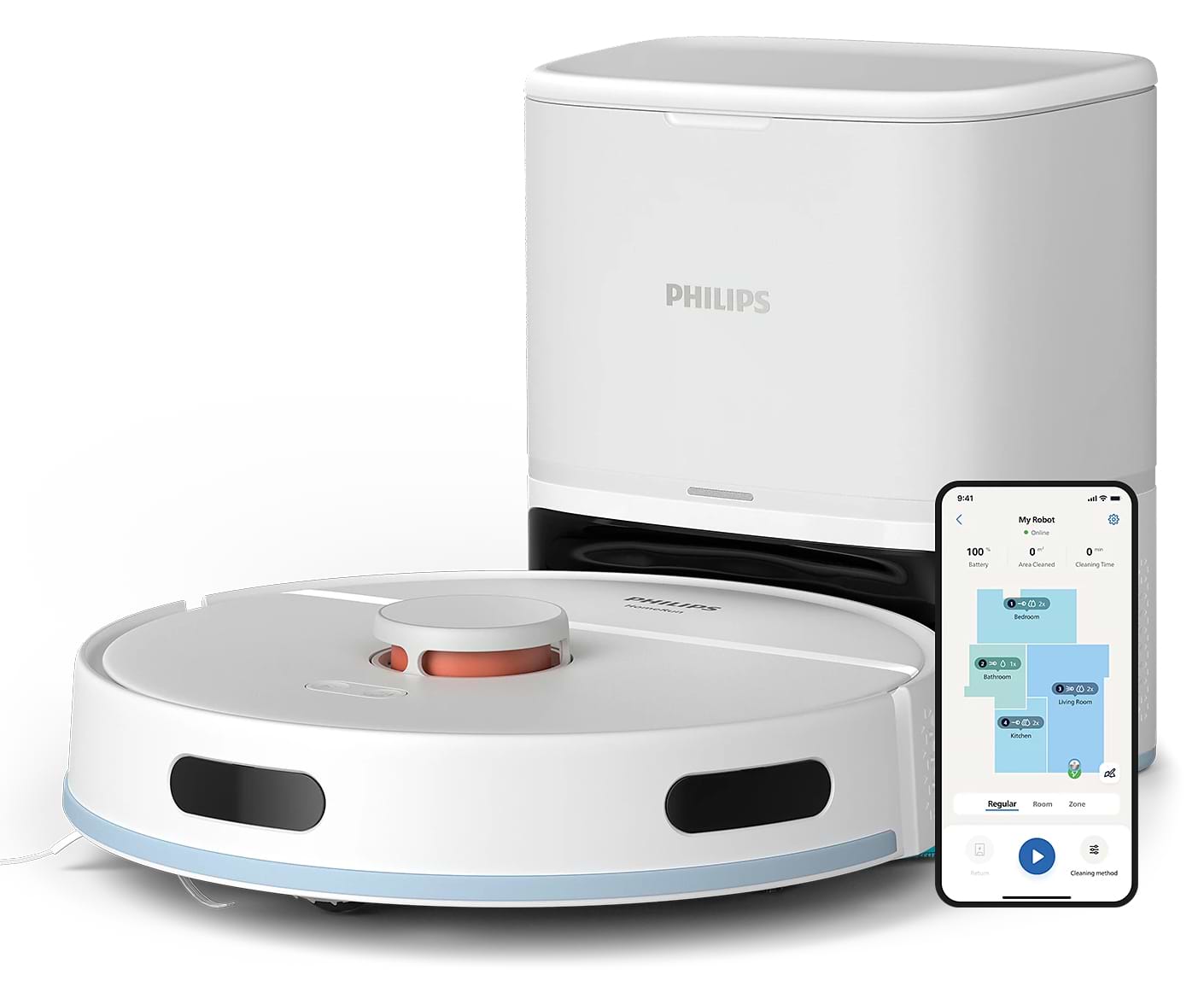 Робот-пылесос моющий Philips XU2100/20 - Фото 1