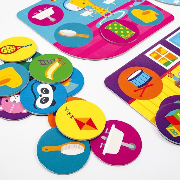 Фото - Настільна гра класична (3-4 роки) Vladi Toys "Fisher Price. Лото. Мій день" коробці (укр) (VT2910-02)