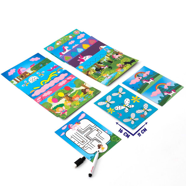Фото - Настільна гра (3-4 роки) Vladi Toys з маркером "Пиши і витирай. Єдиноріг" (VT5010-17)