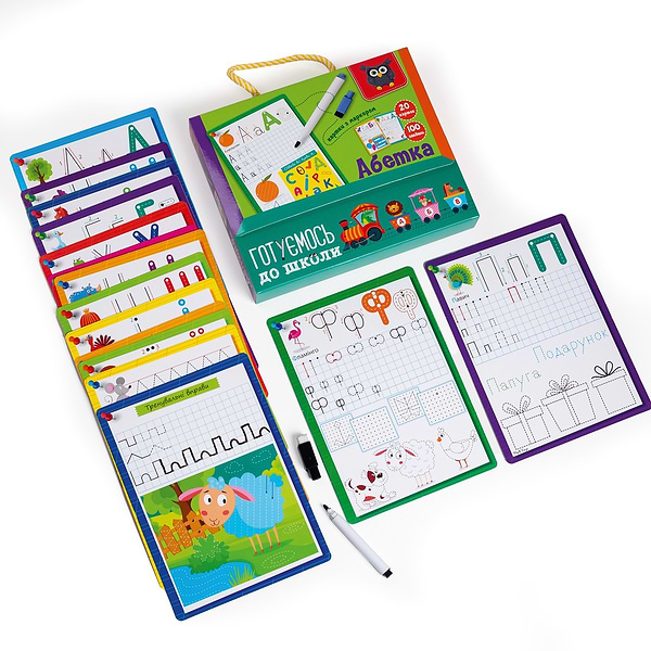 Фото - Настольная игра (3-4 года) Vladi Toys ''Готовимся к школе: Алфавит'' (VT5010-21)