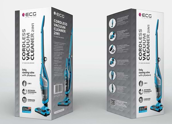 Фото - Пилосос ручний для дому ECG VT 4520 2in1 Bruno