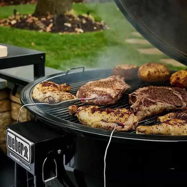 Фото - Мангал для пікніка Weber Summit Kamado E6 61 см (18201004)