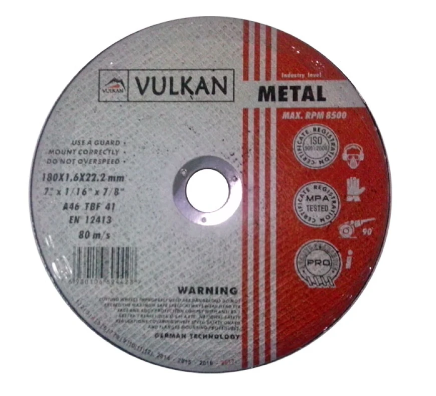 Круг шлифовальный Vulkan 230х2.0х22 мм (79207)