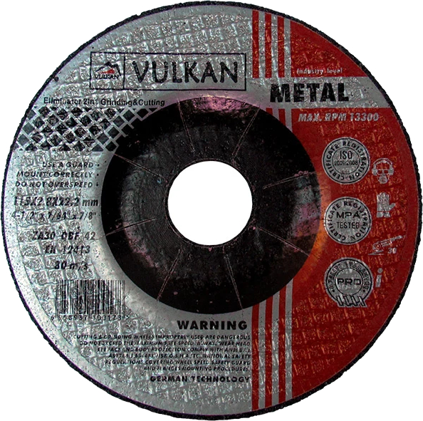 Круг відрізний по металу Vulkan 115х2,8х22 2в1 (SPC804211528)