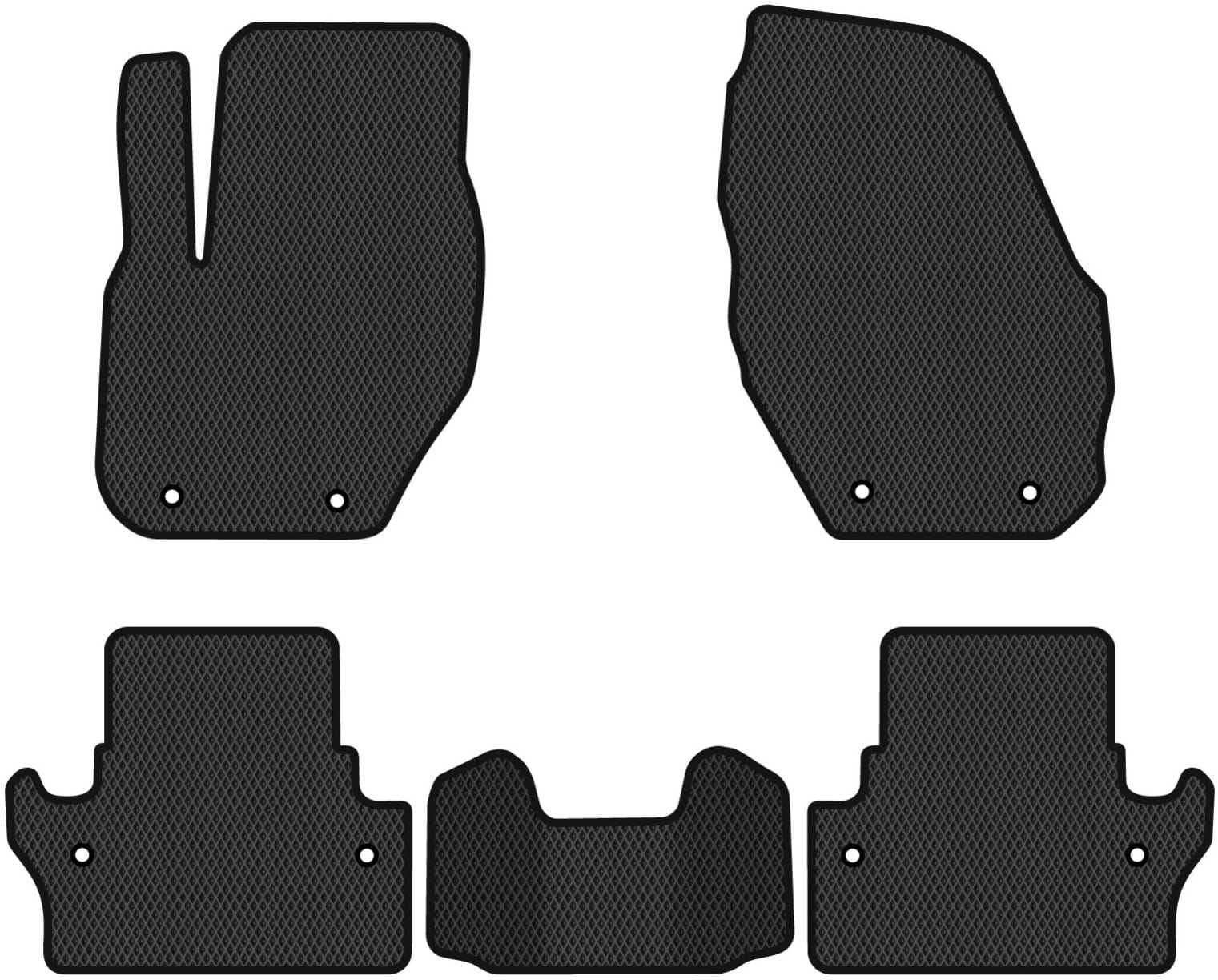 EVA коврики в салон авто EVAtech для S60 Volvo 2010-2018 2 поколение Sedan EU (VV1521CV5VL8RBB)