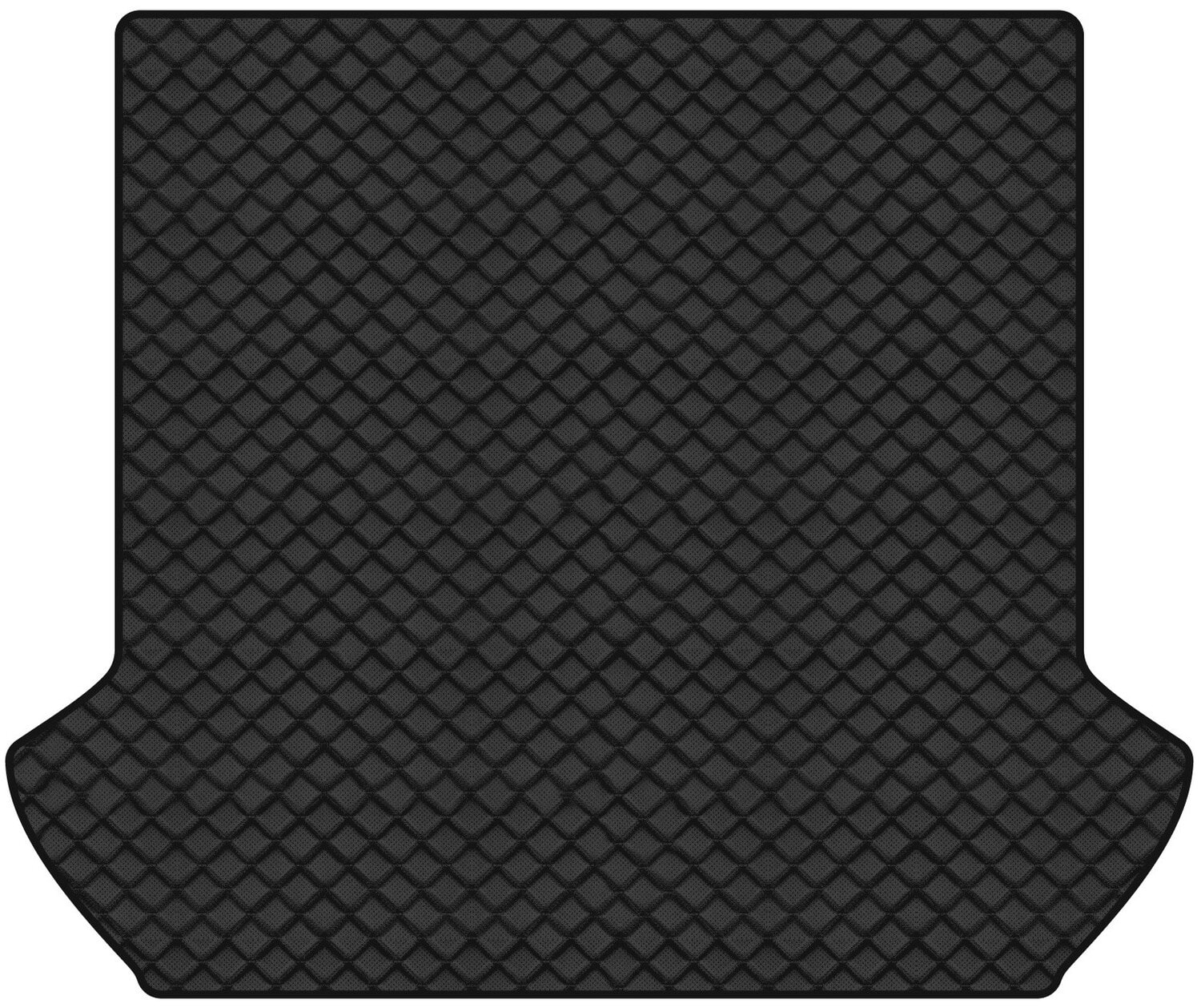 Коврик из экокожи в багажник авто EVAtech для XC90 Volvo 2002-2014 1 поколение SUV EU (VV1587B1BBB)