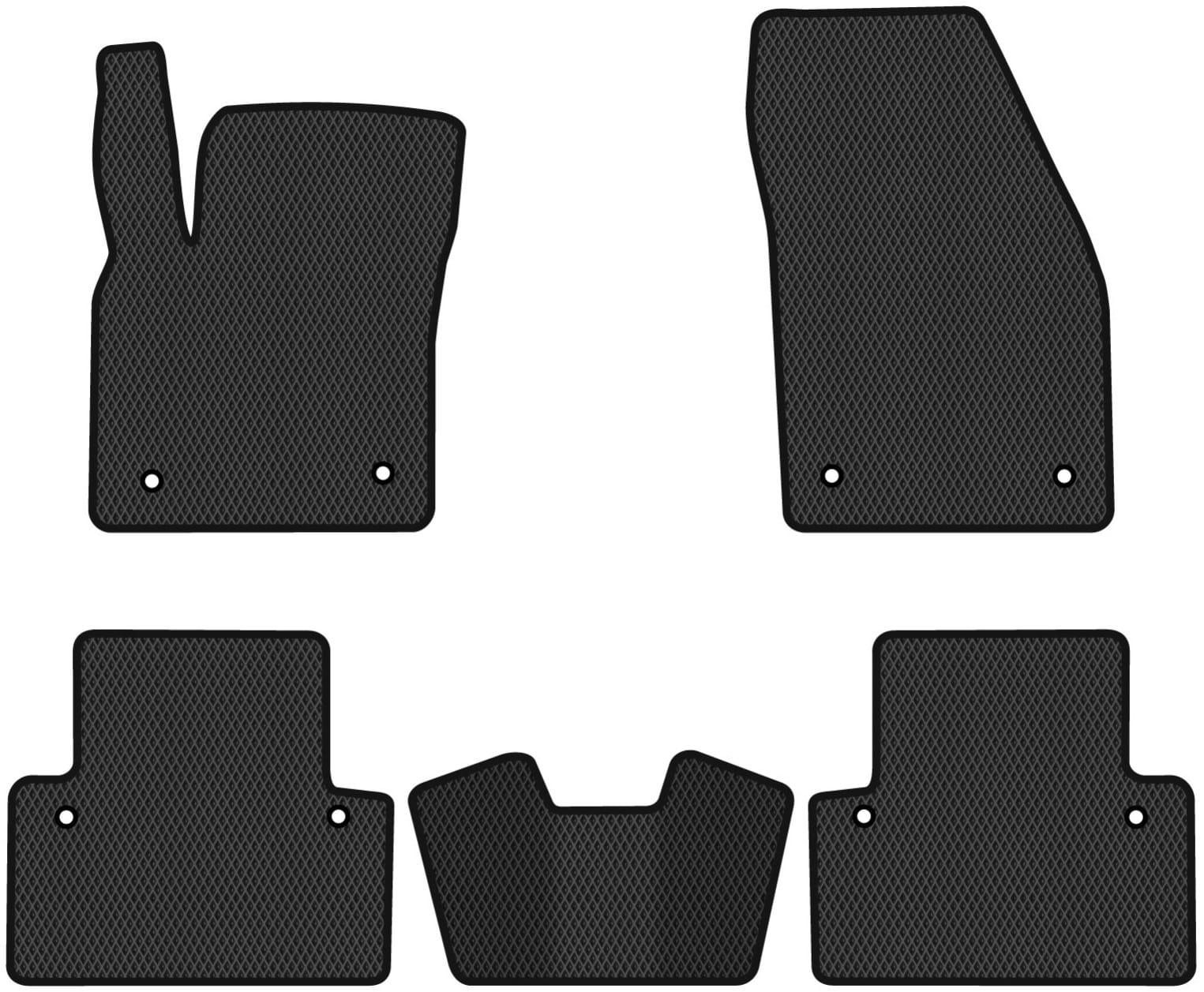 EVA коврики в салон авто EVAtech для S40 Volvo 2004-2012 2 поколение Sedan EU (VV21525CV5VL8RBB)