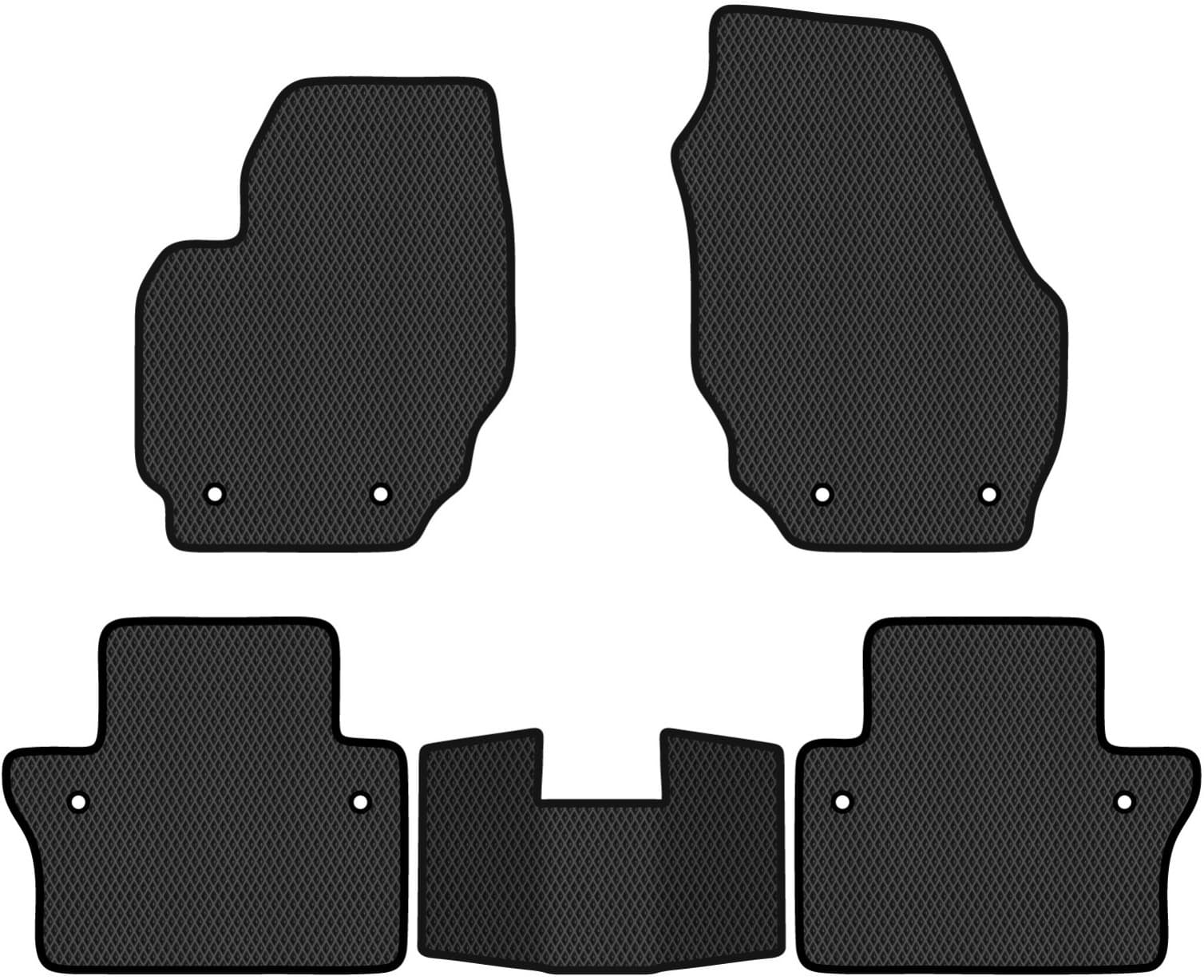 EVA коврики в салон авто EVAtech для S80 (AS) Volvo 2006-2016 2 поколение Sedan EU (VV22459CG5VL8RBB)