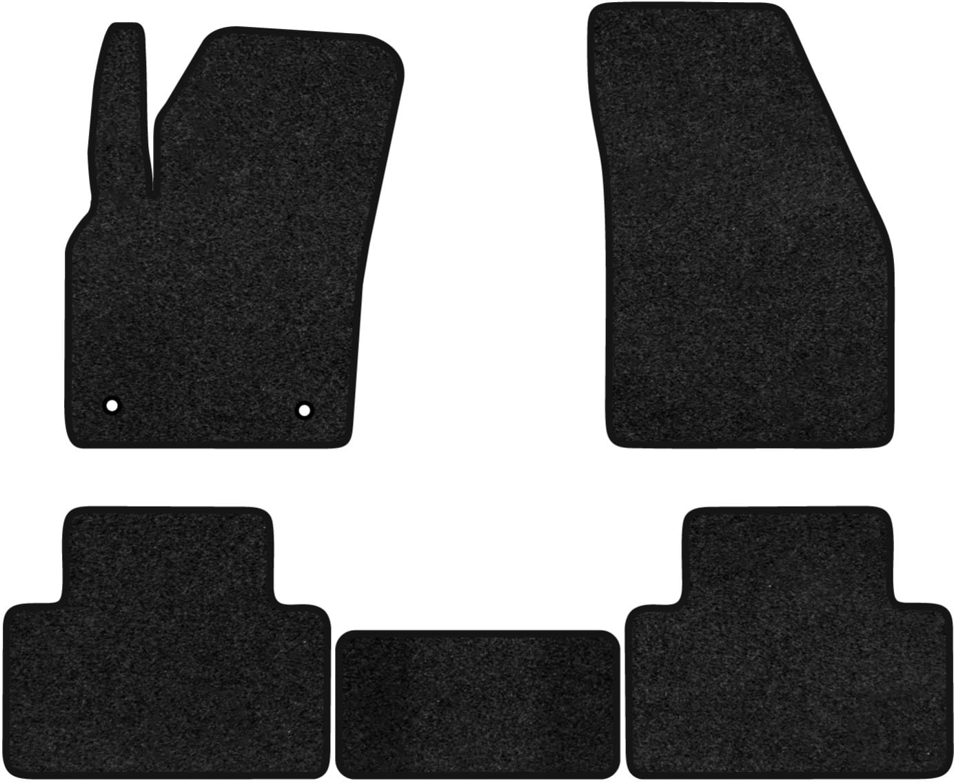 Коврики ворсовые в салон авто EVAtech Premium для Volvo C30 AT 2006-2012 1 поколение Htb EU черный кант (VV23233CV5VL2VPB)